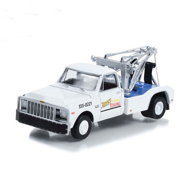 1/64 1969 Chevrolet C-30 Dually Wrecker, Jerrys Towing, Fall Guy Stuntman Association Series