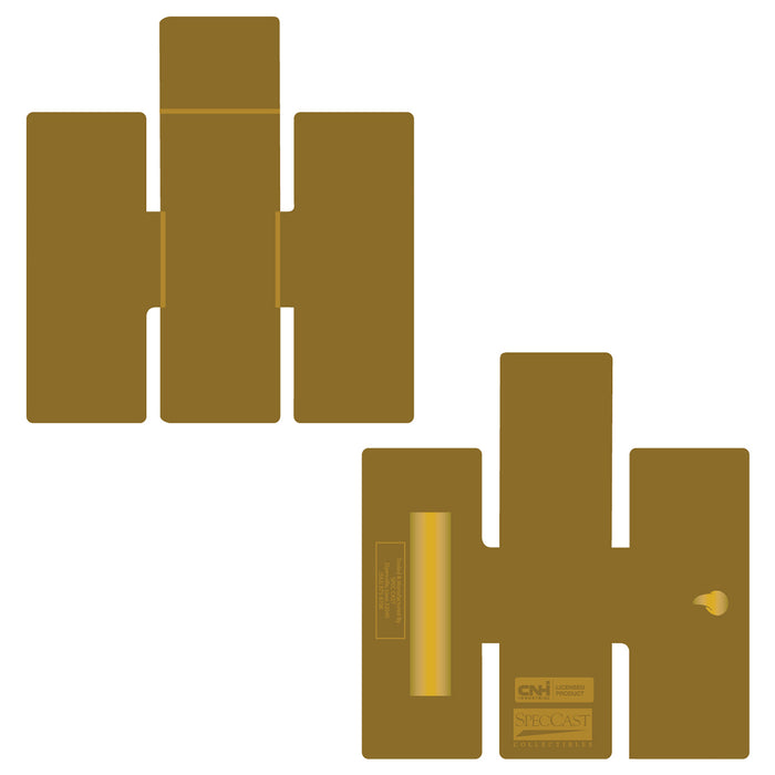IH Logo Shaped Brass Plated Belt Buckle