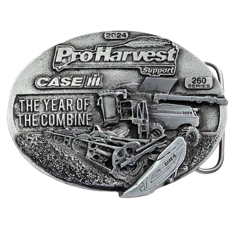 2024 Case IH ProHarvest Pewter Belt Buckle