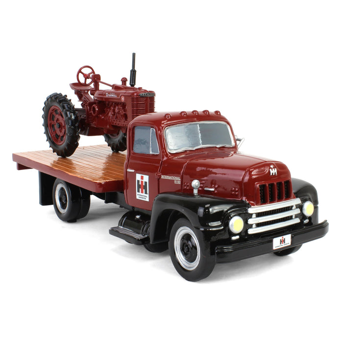 1/18 Resin International R190 Flatbed Truck with Farmall Model H Tractor