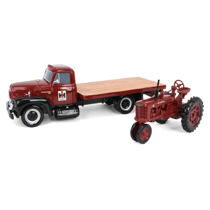 1/18 Resin International R190 Flatbed Truck with Farmall Model H Tractor