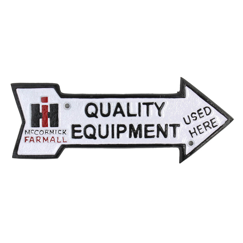 IH McCormick Farmall Cast Iron 10in x 4in Quality Equipment Plaque