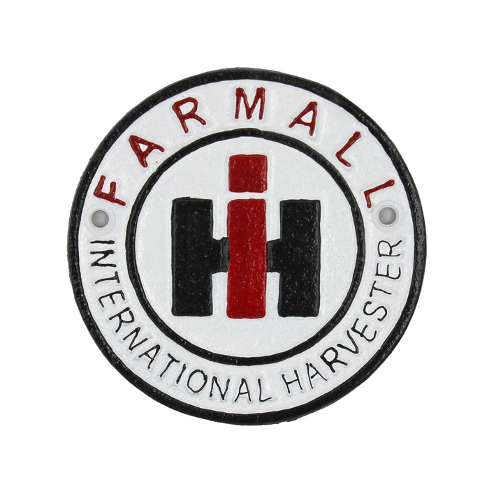 IH Farmall Cast Iron 4.5in Round Sign