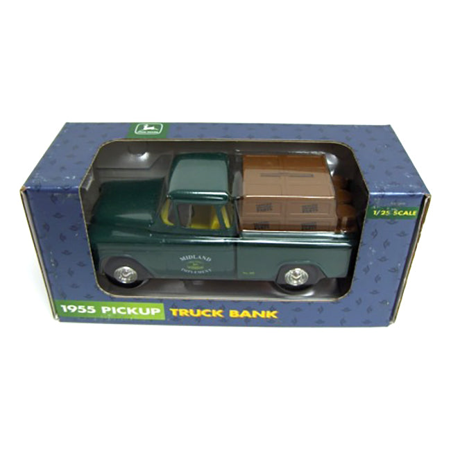 1/25 1955 Pickup Truck Bank, ERTL John Deere Series