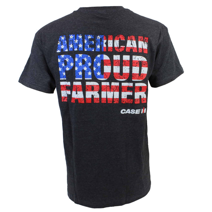 Case IH American Proud Farmer Gray Short Sleeve T-Shirt