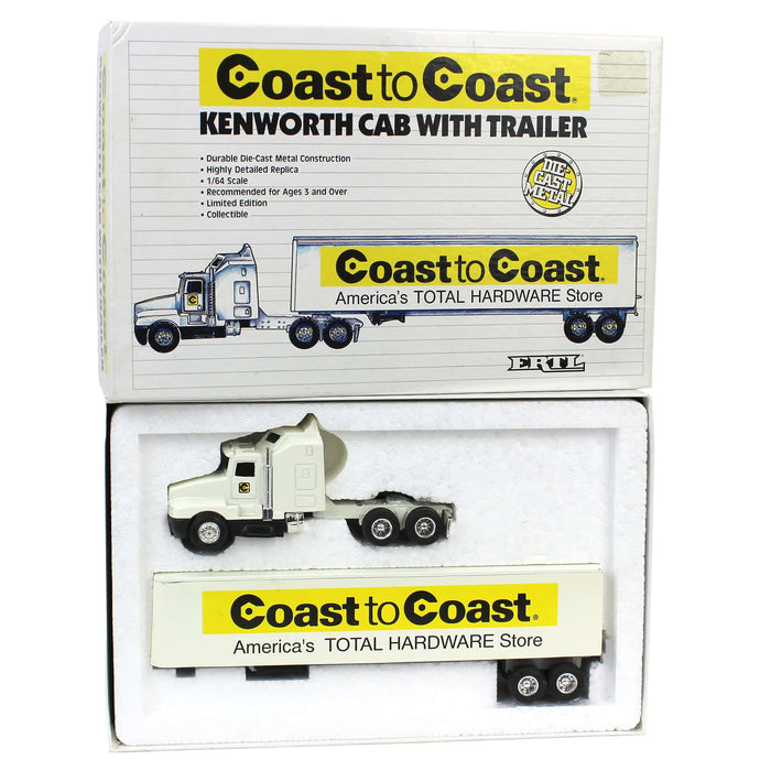1/64 Kenworth Cab with Coast-to-Coast Box Trailer