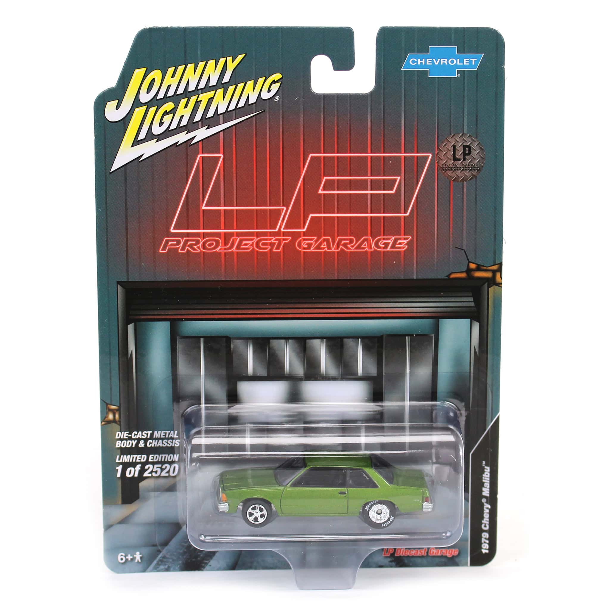 1/64 Johnny Lightning 1979 Chevrolet Malibu, Jungle Green, LP