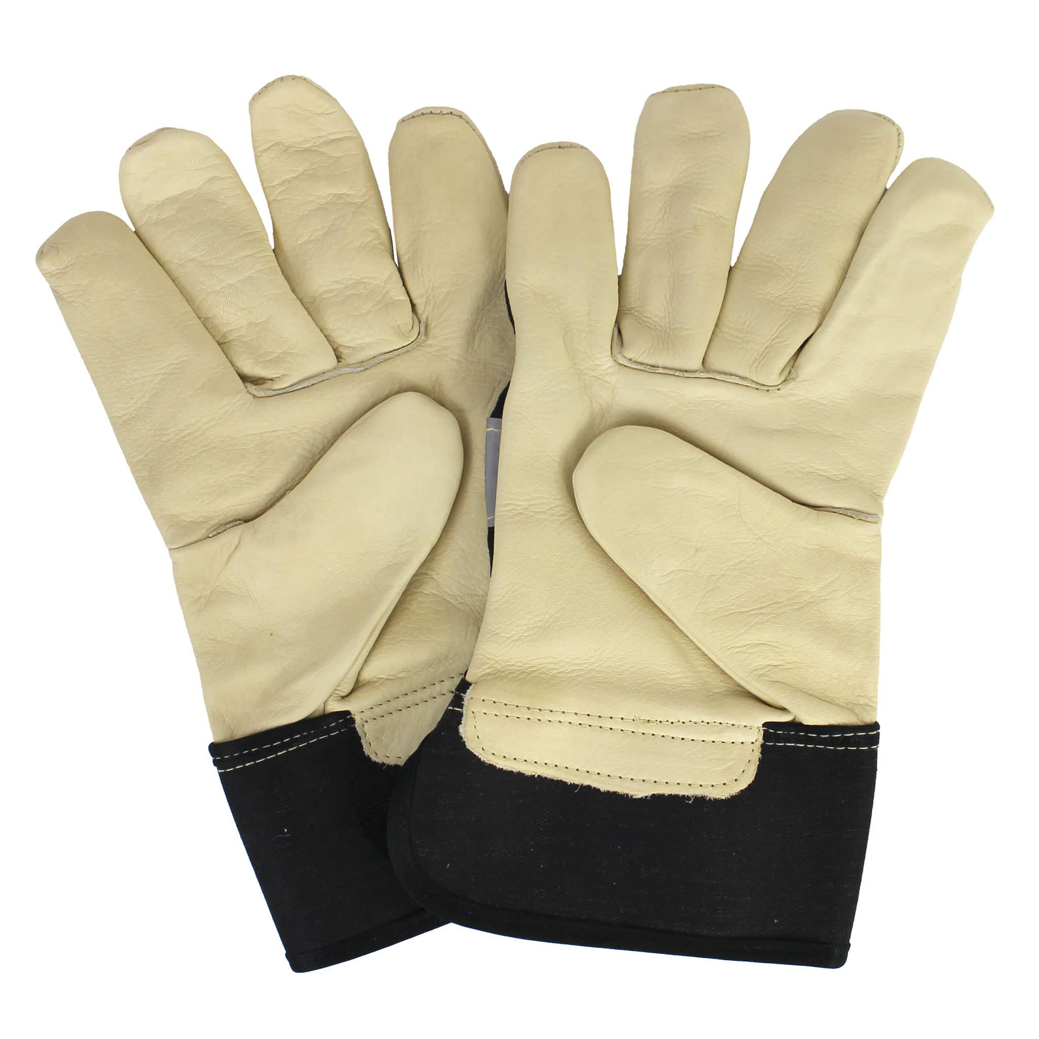 Black & Beige Case IH Work Gloves — Outback Toys