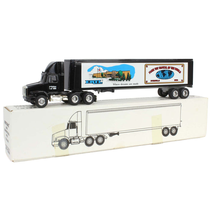 1/64 White/GMC Aero Conventional Semi with Box Trailer, "Farm Show Capital of the World"