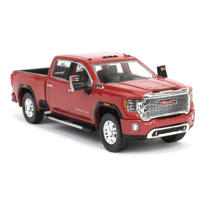 1/64 2022 GMC Sierra 2500 Denali, Cayenne Red, Karson Diecast Exclusive