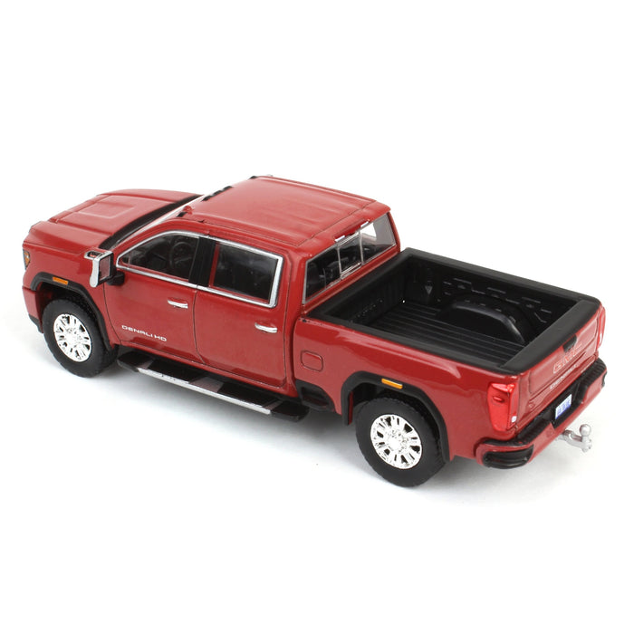 1/64 2022 GMC Sierra 2500 Denali, Cayenne Red, Karson Diecast Exclusive