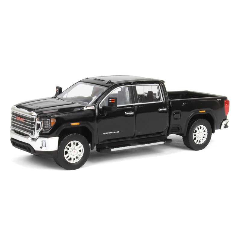 1/64 2022 GMC Sierra 2500HD SLT, Ebony Twilight Metallic, Karson Diecast Exclusive