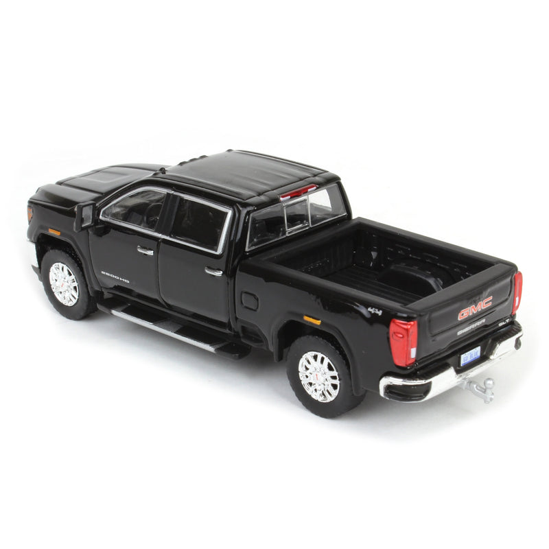 1/64 2022 GMC Sierra 2500HD SLT, Ebony Twilight Metallic, Karson Diecast Exclusive