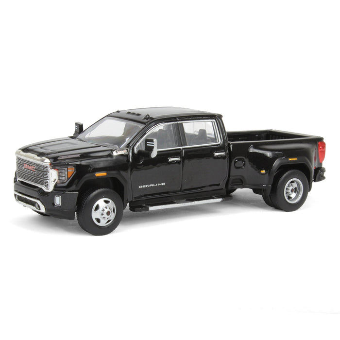 1/64 2022 GMC Sierra 3500 Denali Dually, Ebony Twilight Metallic, Karson Diecast Exclusive