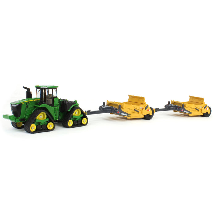 1/64 John Deere 9RX 590 with (2) Ashland 2811E Pull Type Scrapers