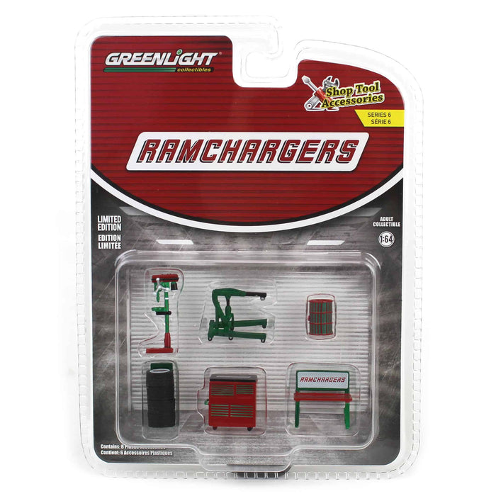 Green Machine ~ 1/64 Ramchargers Auto Body Shop, Shop Tool Accessories Series 6