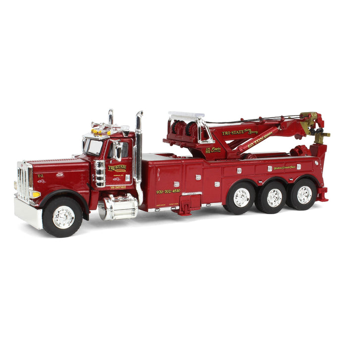 1/64 Red Peterbilt 389 with Century 1150 Rotator Wrecker, Tri-State Commodities, DCP by First Gear