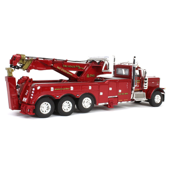 1/64 Red Peterbilt 389 with Century 1150 Rotator Wrecker, Tri-State Commodities, DCP by First Gear