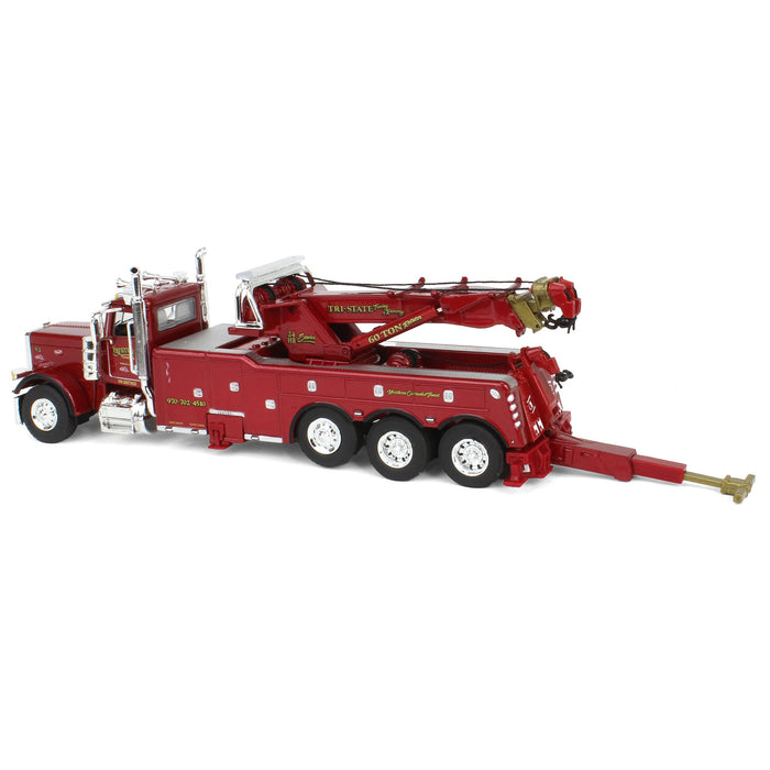 1/64 Red Peterbilt 389 with Century 1150 Rotator Wrecker, Tri-State Commodities, DCP by First Gear