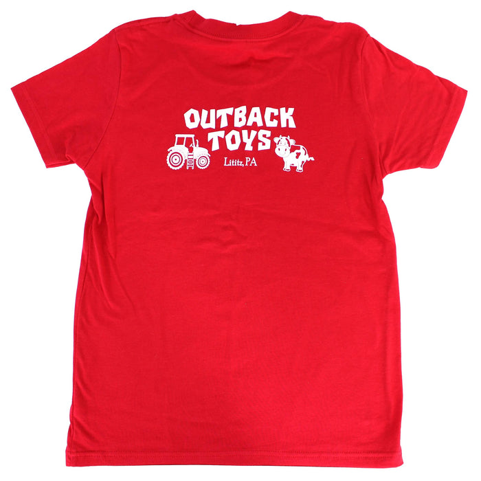 Youth Outback Toys Shortsleeve Red T-Shirt