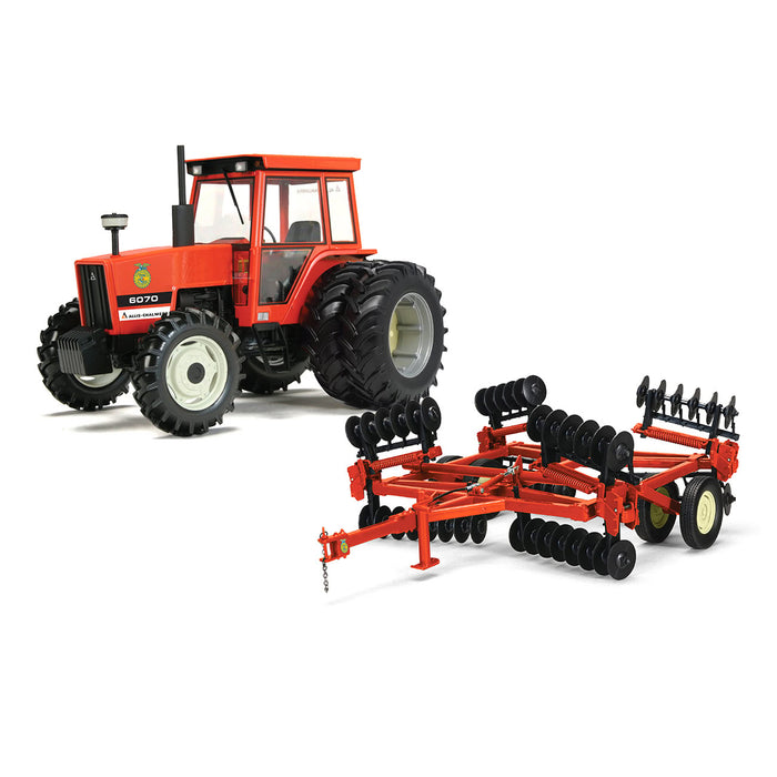 1/16 Allis Chalmers 6070 FWA with Rear Duals & Orange Wing Disc, 2024 Iowa FFA Limited Edition