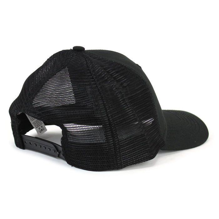 Vintage Case Logo Black Cap with Black Mesh Back