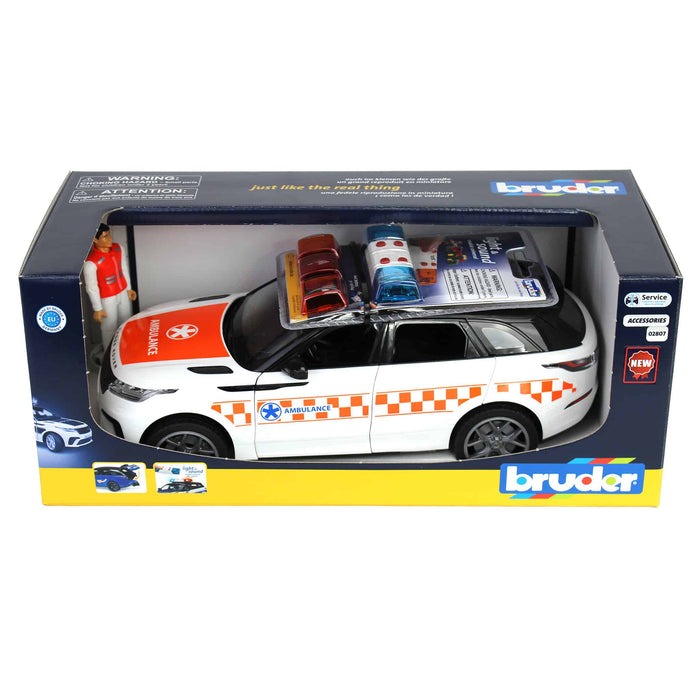 1/16 Range Rover Velar Ambulance with Driver by Bruder