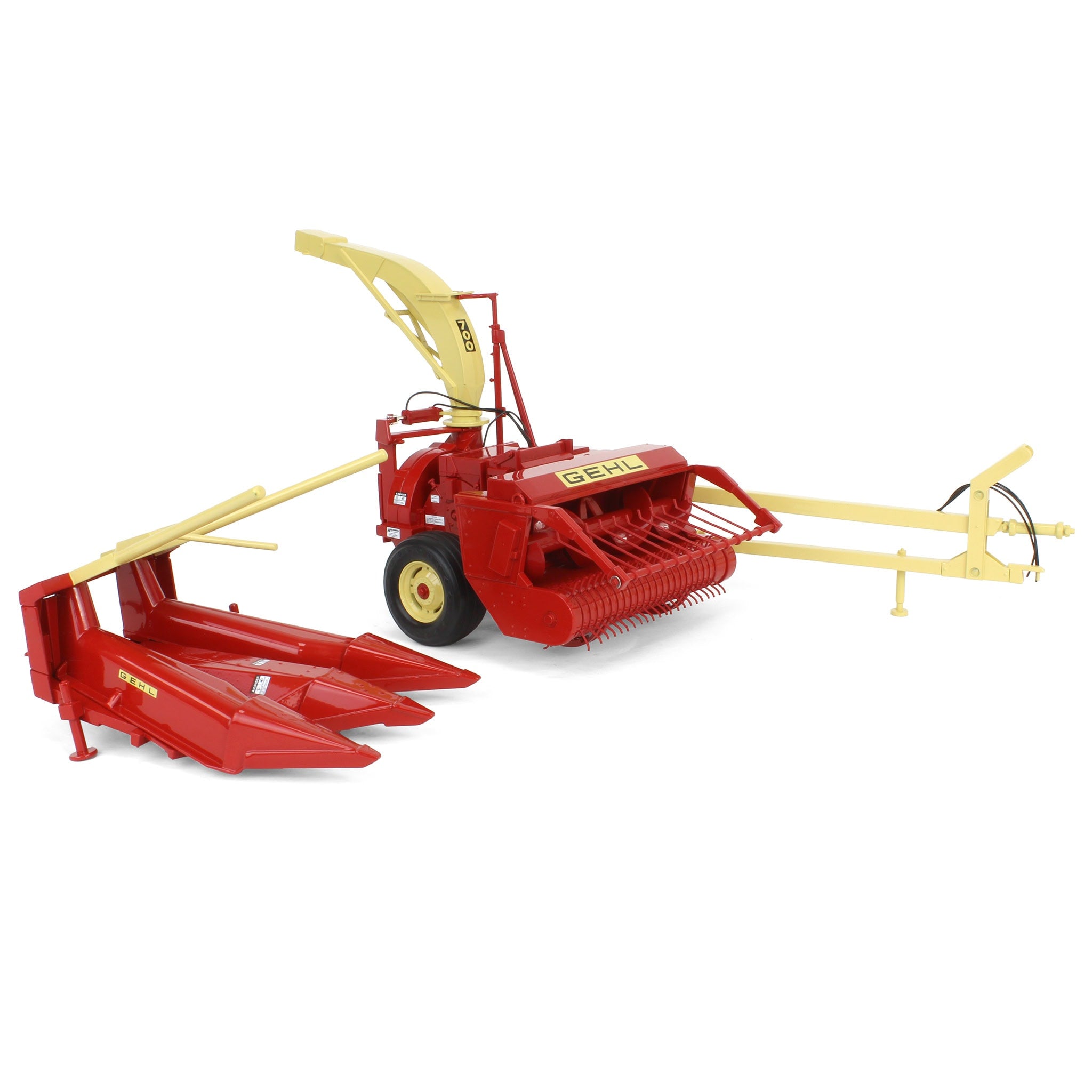 1/16 GEHL 700 Forage Chopper with Corn Head and Hay Head by