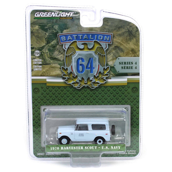 1/64 1970 Harvester Scout, US Navy, Battalion 64 Series 4