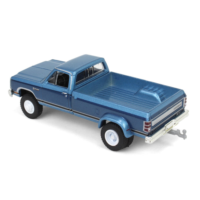 1/64 1989 Dodge Ram D-350, Twilight Blue Metallic & Ice Blue Metallic, Dually Drivers Series 14