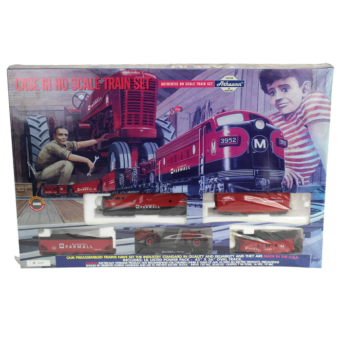 (B&D)  1/87 HO Guage International Farmall M 5 Piece Train Set, First in Series, Limited Edition