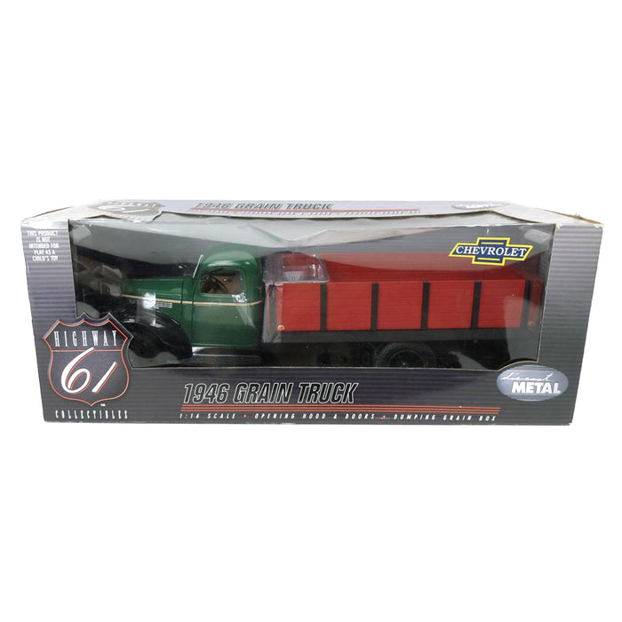 1/16 Green 1946 Chevy Grain Truck with Red Grain Bed