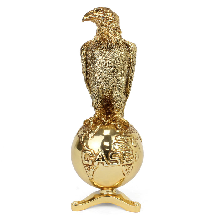 Gold / Bronze Edition ~ Case Old Abe Eagle on Globe, 3D Sculpture