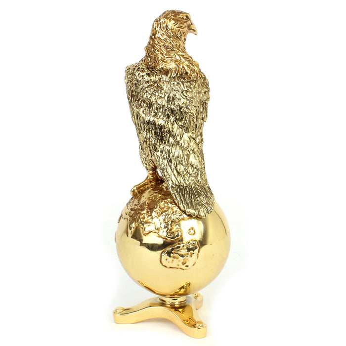 Gold / Bronze Edition ~ Case Old Abe Eagle on Globe, 3D Sculpture