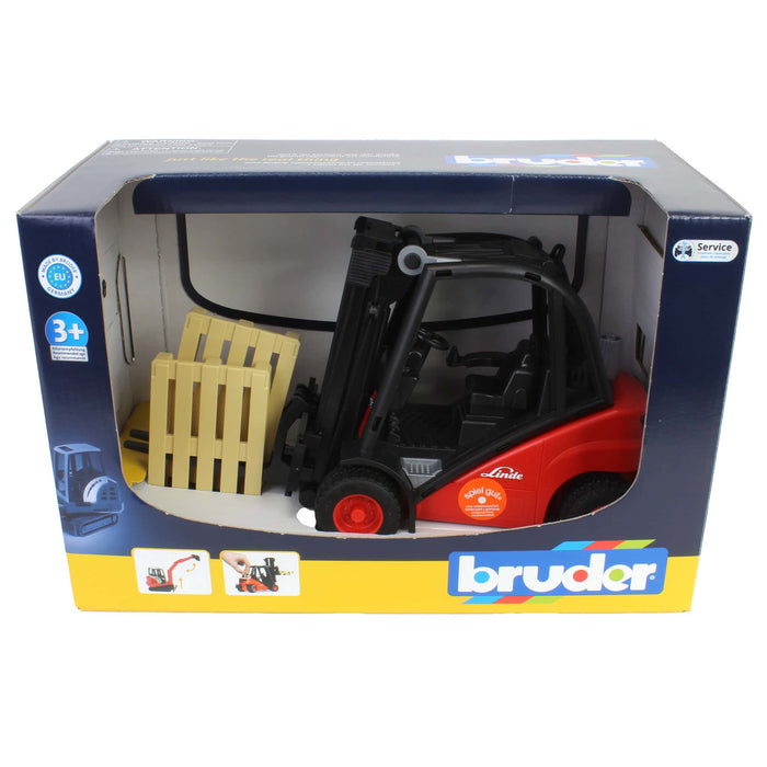 1/16 Linde H30D Forklift with 2 Pallets by Bruder