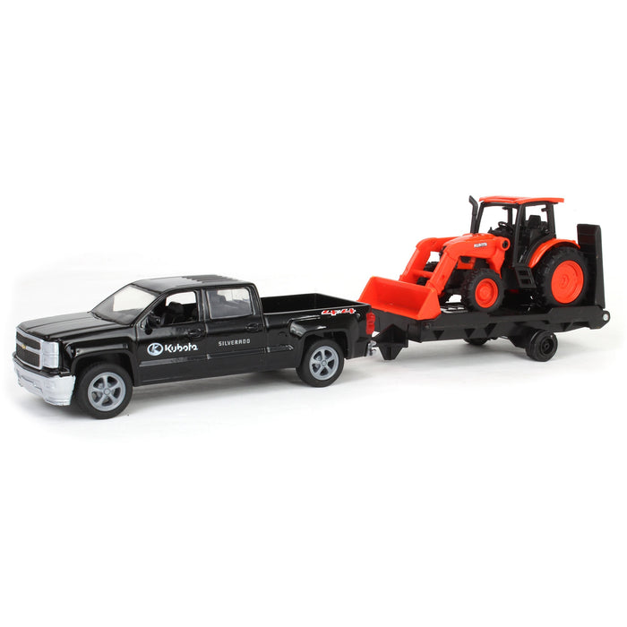 1/43 Chevy Pickup with Kubota M5-111 Tractor & Loader