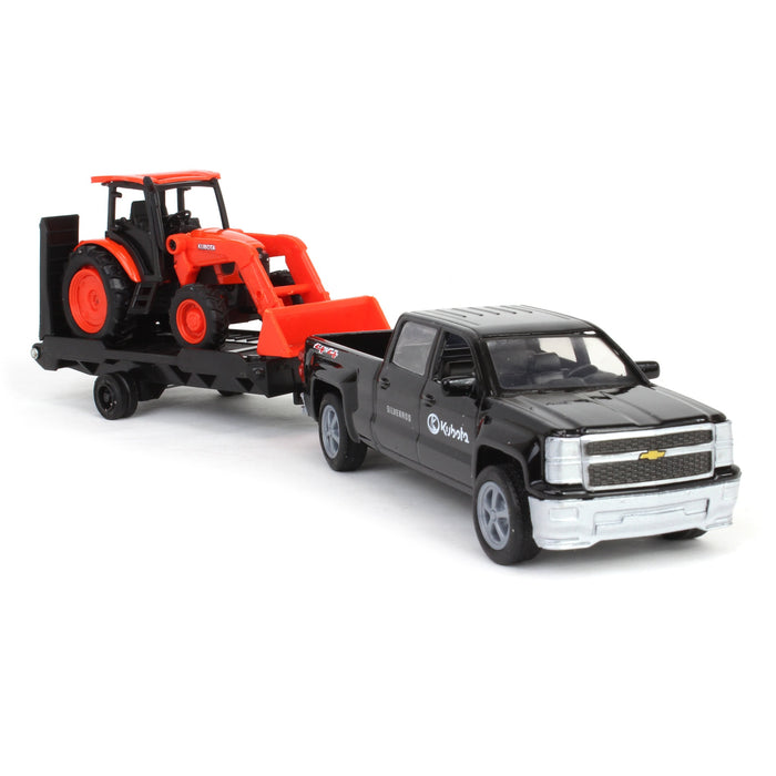 1/43 Chevy Pickup with Kubota M5-111 Tractor & Loader