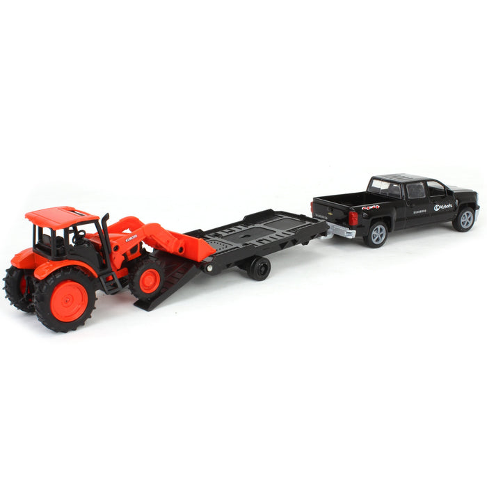 1/43 Chevy Pickup with Kubota M5-111 Tractor & Loader