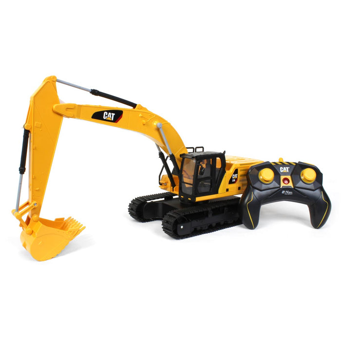 (B&D) 1/24 Radio Control Caterpillar 336 Excavator, Made of Durable Plastic - Damaged Item