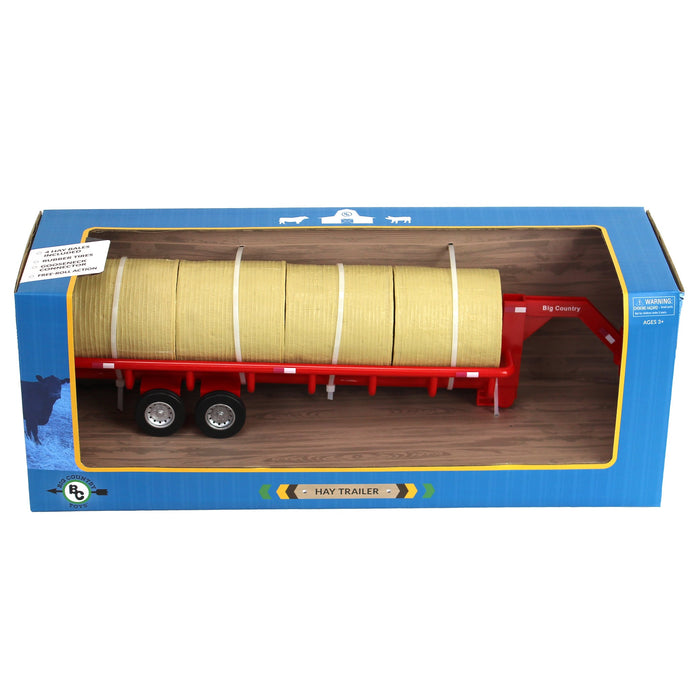 1/20 Gooseneck Round Bale Trailer with 4 Round Bales by Big Country Toys