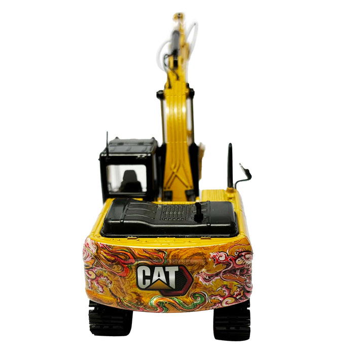 1/50 CAT 320 GX Hydraulic Excavator, Dragon Totem Decoration