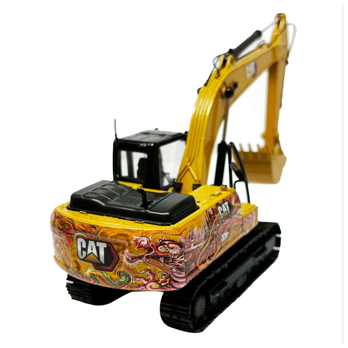 1/50 CAT 320 GX Hydraulic Excavator, Dragon Totem Decoration