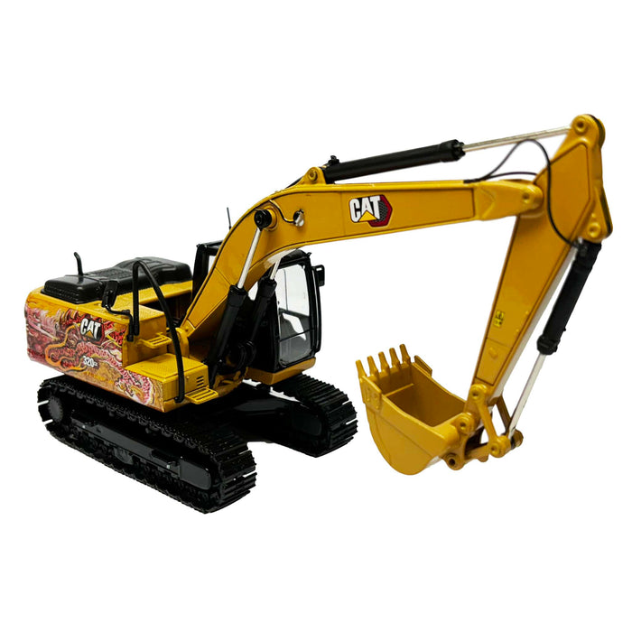 1/50 CAT 320 GX Hydraulic Excavator, Dragon Totem Decoration