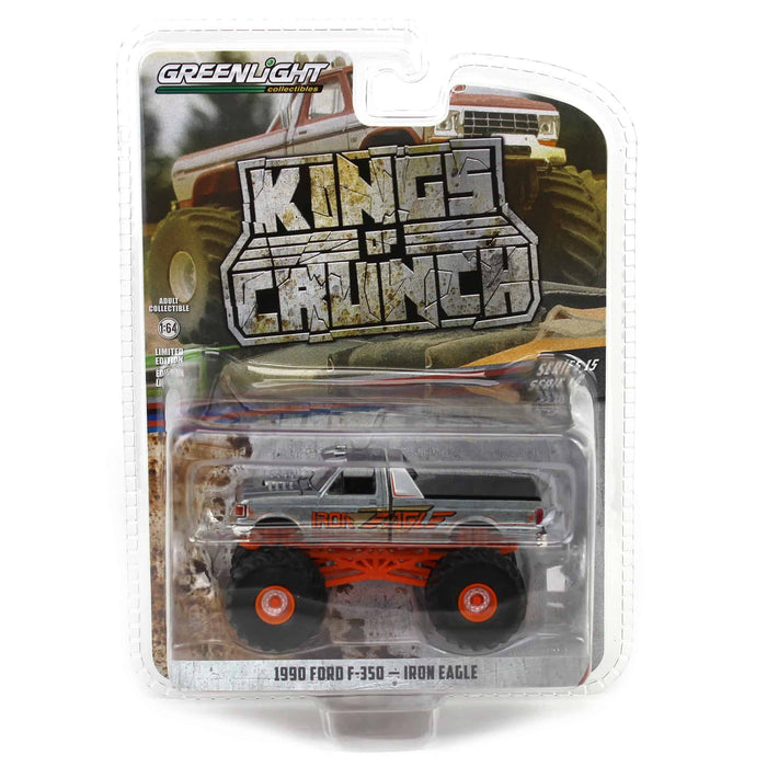 Raw Chase Unit ~ 1/64 1990 Ford F-350, Iron Eagle, Kings of Crunch Series 15