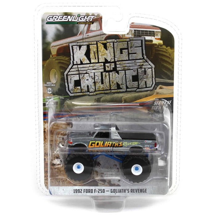 Raw Chase Unit ~ 1/64 1992 Ford F-250, Goliath's Revenge, Kings of Crunch Series 15