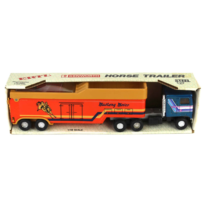 1/48 Kenworth COE with Mustang Mover Horse Trailer