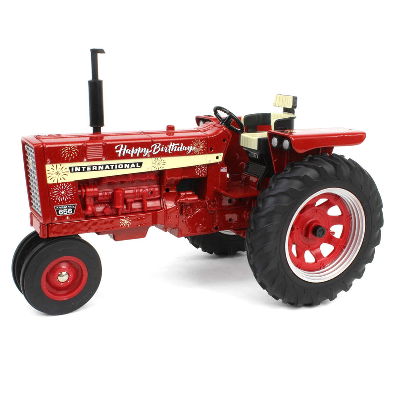 1/16 International Harvester 656 Diesel Tractor with "Happy Birthday" Graphics by ERTL