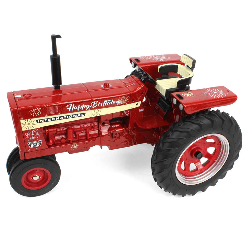 1/16 International Harvester 656 Diesel Tractor with "Happy Birthday" Graphics by ERTL