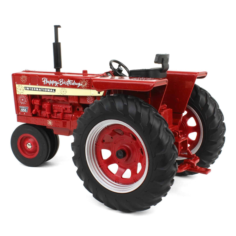 1/16 International Harvester 656 Diesel Tractor with "Happy Birthday" Graphics by ERTL