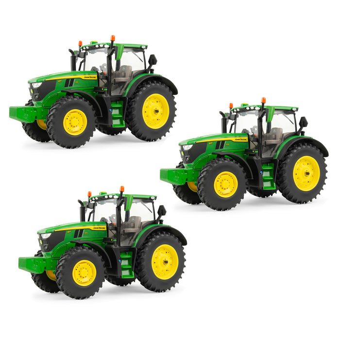 Sealed Case of 3 ~ 1/32 John Deere 6R 155 Tractor, 2024 Farm Show